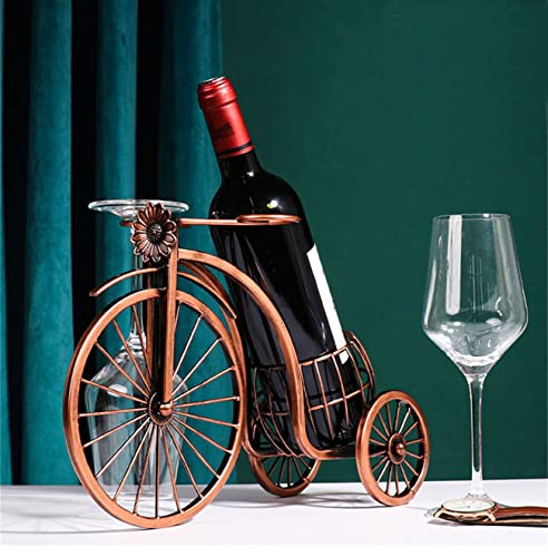 Vintage Bicycle Wine Rack Wine Glasses Ornament Home Wine Cooler Table Decoration Wine Glass Rack