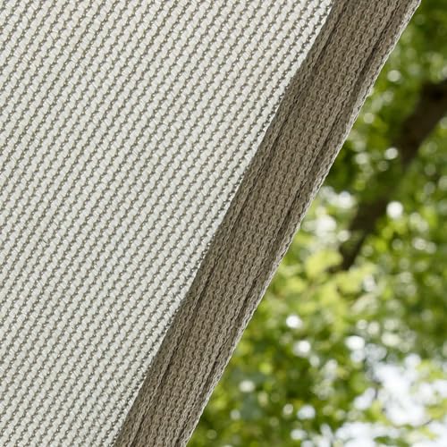 Amgo Custom Size 6' x 6' Grey Rectangle Square Sun Shade Sail UPF50+ AGTAPR1016, Order to Make Canopy Awning, 95% UV Blockage, Water & Air Permeable, Commercial and Residential (We Customize) - color: Gray, size: 6' x 6' Custom Size