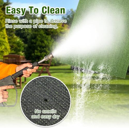 GLOBREEN Large Dog Grass Pee Pad, 2FTx8FT Artificial Grass Puppy Potty Training, Indoor Outdoor Pets Turf Balcony Patio Yard - size: 2FTX8FT