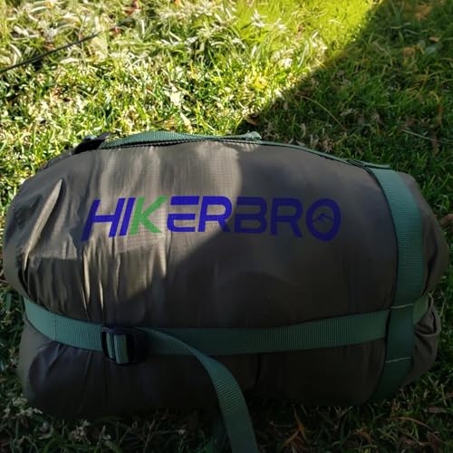 Under Quilts for Hammocks, HIKERBRO Ultralight Hammock Underquilt, Double Size Underquilt for Hammock Camping, Backpacking - color: Army Green (94.5"x51.2" Hammock Quilt)