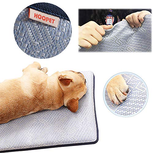 Babypet Pet Dogs Self Cooling Pad, Washable Breathable Comfortable Summer Pet Kennel Sofa Mat Chillz Blanket for Dogs Cats (S) - size: S