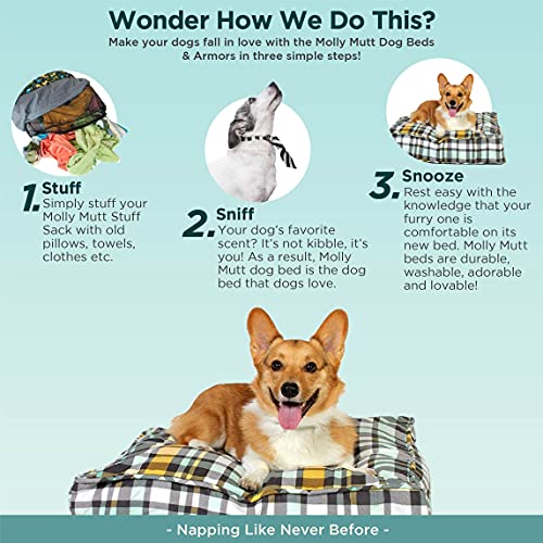 Molly Mutt Water-Resistant Dog Bed Liner, Nylon Bed Liner For Dogs, Easy To Clean, Gray, Round, 36”x36”x4.75” - size: 36" x 4.75" Round, style: Old Version