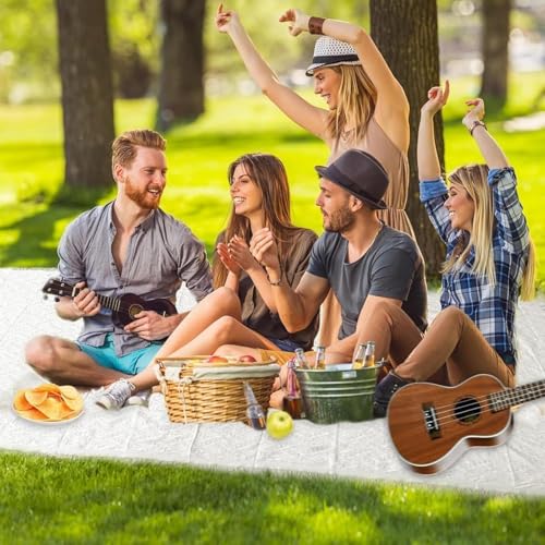 Extra Large Picnic Blankets, White Beach Blanket for Photoshoot, Woven Cotton Yarn Oversized Blanket with Fringe, Machine Washable, for Camping, Beach, Lawn, Wedding, Picnic, and Table Runners - color: Green, size: 5'11" x 4'3" (Square)