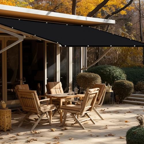 Artpuch Outdoor Pergola Shade Cover 9x9 FT Sun Shade Cloth with Grommets Mocha Commercial Grade Patio Privacy Screen Shade Canopy (Customized Available) GN01New - color: Mocha, size: 9' X 9' Customized