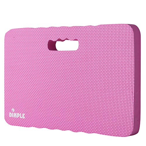 Dimple Kneeling Pad, High Density Thick Foam Comfort Kneeling Mats for Gardening, Yoga Exercise, Garden Cushions, Knee Pads - color: Pink, size: Single