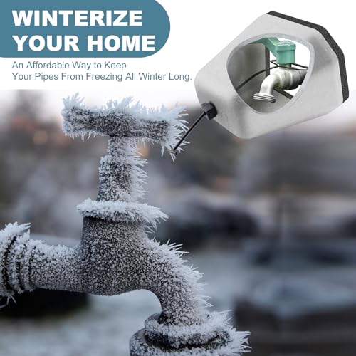 Outdoor Faucet Covers for Winter Freeze Protection, Foam Spigot Covers Winter Insulated for Outside,Hose Bib Cover for Winter (2 Pack) - color: 2pcs