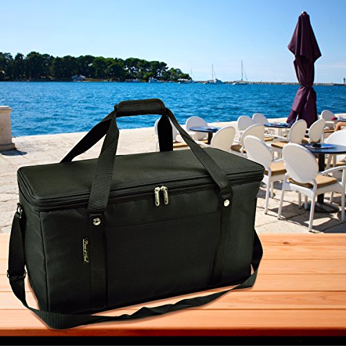 Picnic at Ascot Personalized Monogrammed 64 Can Capacity Semi Rigid Collapsible Leakproof Cooler- Designed & Quality Approved in The US - style: Letter - D