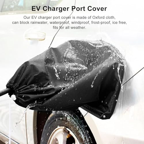 EV Charger Plug Cover, Waterproof Outdoor EV Charger Cover, Rain Sun UV Snow Dust All Weather Protection, Electric Car Charging Port Plug Cover (Speaker Magnet) - color: Speaker Magnet