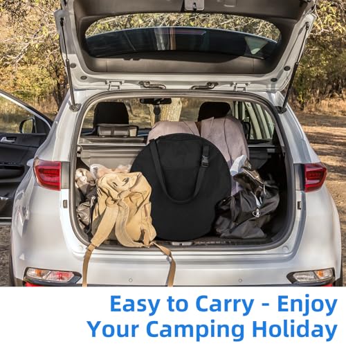 Xxerciz Carry Bag for Pop Up Privacy Shower Tent, Lightweight Replacement Bag with Shoulder Strap Compatible with Portable Toilet, Travel Storage Cover for Camping Beach (Only Bag)