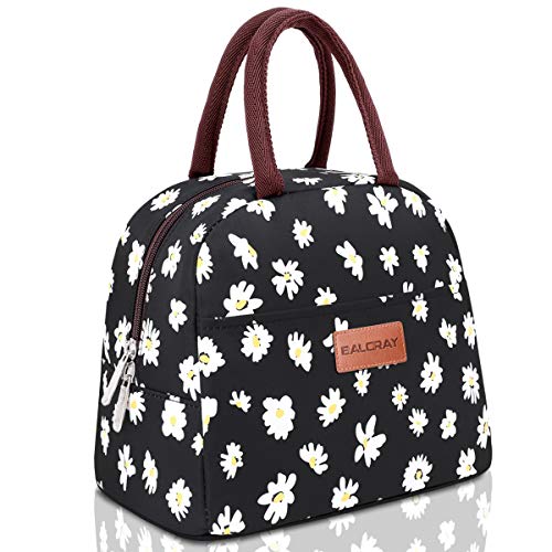BALORAY Lunch Bag for Women Men Insulated Lunch Box for Adult Reusable Lunch Tote Bag for Work, Picnic or Travel (Daisy) - color: Daisy, size: M