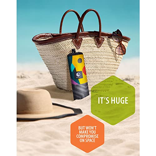 VENTURE 4TH Microfiber Beach Towel: Quick-Dry, Compact, Sand-Free, Absorbent, Sandproof and Lightweight - Perfect for Camping, Beach, and Roadtrips (Rainforest Cockatoo Design | 35x78 inches) - color: Rainforest Cockatoo, size: Extra Large (78" x 35")