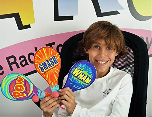 JA-RU Wooden Paddle Ball with String (24 Paddle Balls) – Classic Paddle with Ball Attached for Kids, Party Favors, Goodie Bag Stuffers & Classroom Prizes. 751-24p - size: 24 Packs