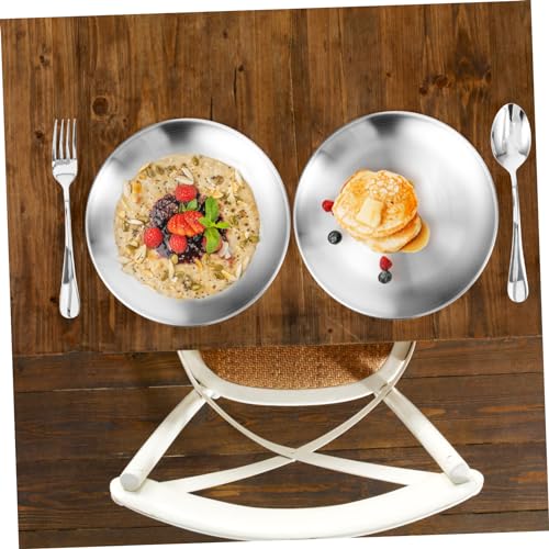 Sosoport Stainless Steel Camping Cutlery Set with Portable Storage Bag Safe and Easy to Carry Picnic Utensils for Outdoor Dining for Travel Fishing and Camping