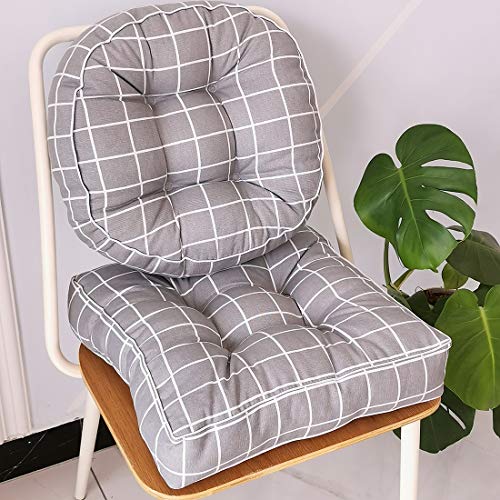 vctops 1PC Indoor Outdoor Bohemian Square Chair Cushion Seat Pad Floor Cushion Pillow (Grid Blue 1, 18"X18") - color: Grid Blue 1, style: 18Inchx18Inch/45x45cm
