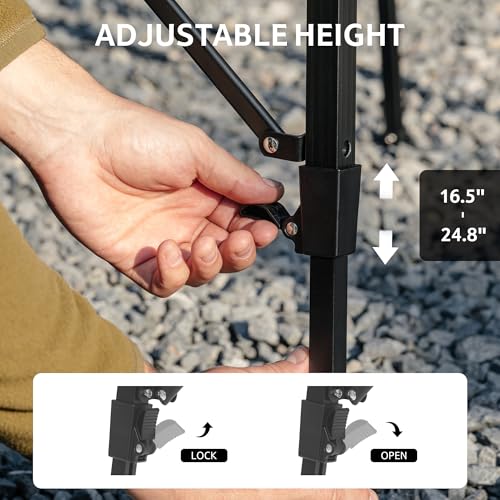 Naturehike Upgraded IGT Camping Table, Height Adjustable IGT Cook System, Folding Portable Camp Table for Outdoor Picnic Car RV Trip Patio Backyard BBQ - style: Upgraded