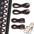 Zero Gravity Chair Replacement Cord,Antigravity Chair Replacement,4 Pack Elastic Cords Repair Tool Kit for Repairing Zero Gravity Chair(Brown) - size: Brown