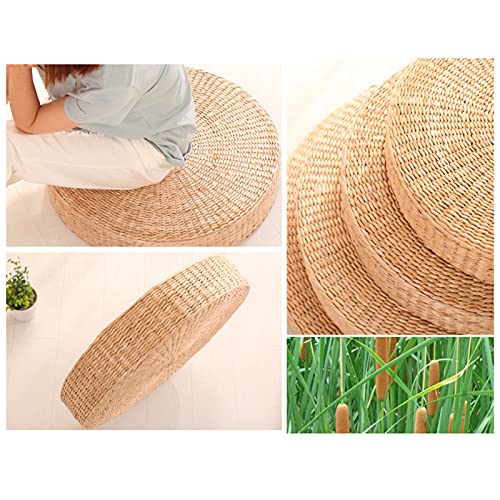 Tatami Cushion, Round Padded Floor Mat for Outdoor & Indoor Use, Bigger Size - 45cm