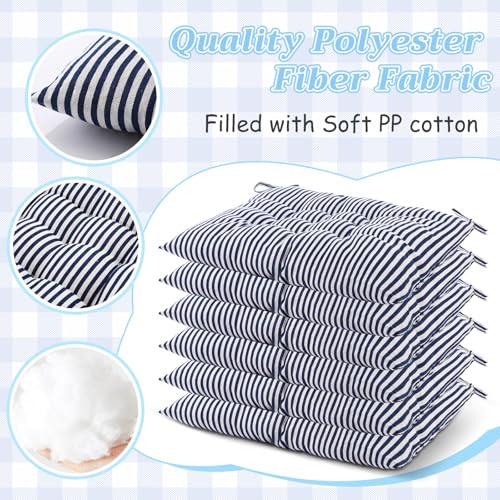 Geetery 12 Pcs Floor Pillows Bulk Seating Cushions for Floor Chair 15.7'' Large Meditation Cushion for Yoga Living Room Tatami Bedroom Balcony Office (Stripe Color,Square) - color: Stripe Color, size: Square