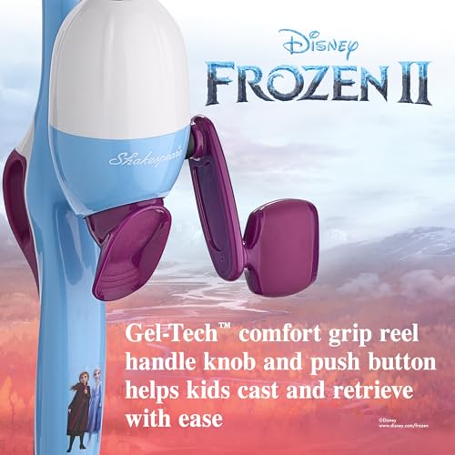 Shakespeare Youth Fishing Reel and Rod Combo - color: Disney Frozen II Advanced