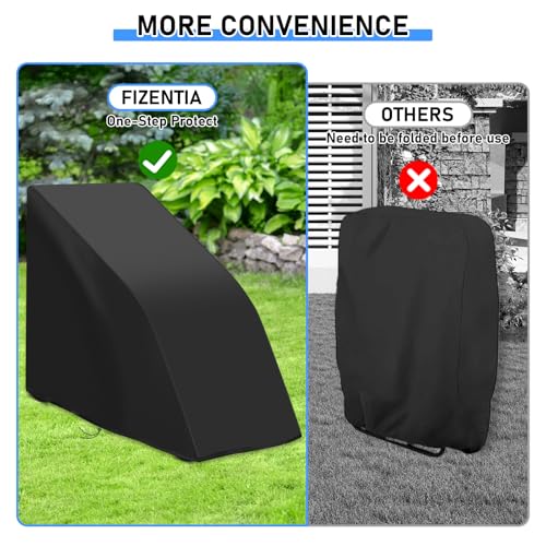 2-Pcs Zero Gravity Chair Cover,Waterproof Folding Lawn Lounge Chairs Covers,Outdoor Relaxing Chair Protection,Dustproof Most Folding Recliners Shield