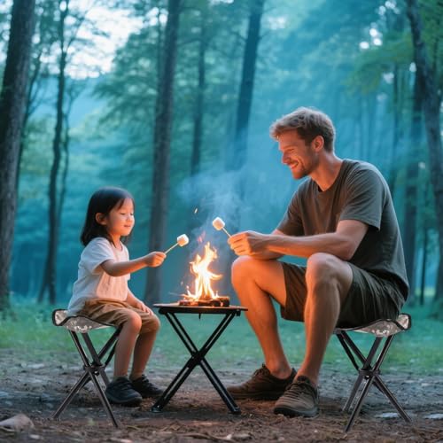 Travel Folding Camping Stool, 14.6 inches Lightweight Outdoor Tripod Chair and Maximum weight 210 lbs Portable Party Chair Fishing Chairs Seat for Camp Hiking Beach Garden and Painting (Camouflage) - color: Camouflage