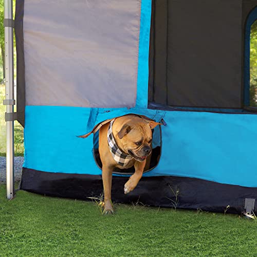E-Z UP Camping Cube 6.4, Converts 10' Straight Leg Canopy into Camping Tent (Canopy/SHELTER NOT Included), Splash - color: Splash