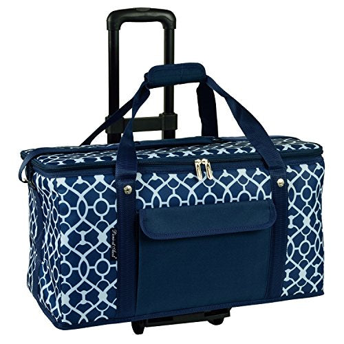Picnic at Ascot Travel Cooler with Wheels- 64 Can Capacity- Collapsible Leakproof Cooler- Designed & Quality Approved in the USA - size: Pack of 1