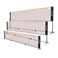 Portable Tennis Net,Stainless Steel Poles Badminton Net Set Adjustable Height Nylon Net with Carry Bag, for Kids Volleyball, Pickleball,Soccer, Indoor, Outdoor Court, Backyard, Beach, Driveway - size: 20 FT