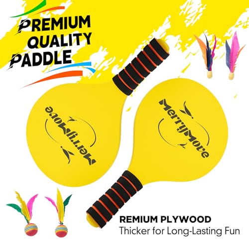 6ft Portable Pickleball & Paddle Ball Set: Easy Setup Paddle Game with Net, Similar to Badminton, Pingpong, and Jianzi, All-in-1 Set for Lawn, Backyard, Camping, Beach Indoor & Outdoor