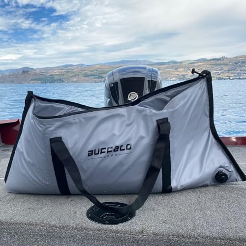 Buffalo Gear Insulated Fish Cooler Bag Portable Fish Kill Bag Keep Ice-cold More Than 48 Hours - color: Grey, size: 40x18in