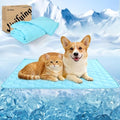 Vivifying Cooling Blanket for Dogs, Q-MAX>0.5 Waterproof Reversible Dog Cooling Mat, Soft Pet Throw Cooling Mat for Couch, Bed, Crate, Car Seat, Breathable Summer Cat Bed Blanket 30 x 40 Inches - size: M(30"x40")