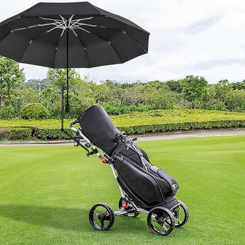 XLINGZA UPF 50+ Beach Umbrella with Adjustable Universal Clamp - style: Manual/XL