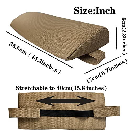 Zero Gravity Chair Set of 2 Replacement Pillow Headrest with Elastic Band, Universal Soft Removable Padded Cushion Head Pillow for Zero Gravity Lounge Chair, Folding Patio Lawn Recliner Chair, Tan - color: Tan, size: 2 Pack