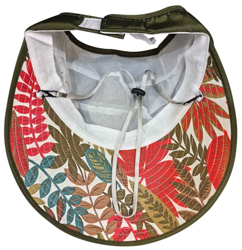 Sun Hats for Women Wide Brim Sun Hat UV Protection Caps Floppy Beach Packable Visor - color: Army Green