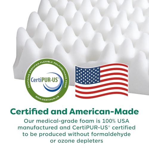 FurHaven Gridded Ripstop All-Weather Deluxe Orthopedic Mattress Pet Bed, Olivine, Medium - color: Olivine, size: Medium