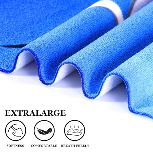 2 Packs Oversized Beach Towel Set Extra Large Big XL Pool Camping Swim Clearance Towels 36x72 Soft Blanket Cruise Essentials Accessories Must Haves Vacation Necessities Adult Blue Boho Stripe - color: Boho Stripe
