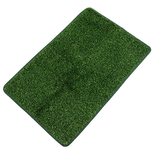 Decorative Fake Grass Pee Pad for Pets Wear-Resistant Artificial Turf Mat for Use for Dog and Cat Training Portable Pet Accessory - size: 71X46X2CM