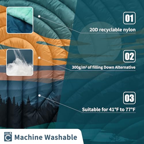 Camping Blanket,Lightweight Puffy Printed Camping Blanket Packable Outdoor Blanket for Camping,Traveling, Stadium, Hiking, Picnics - color: Dusk Pool, size: 39x55"