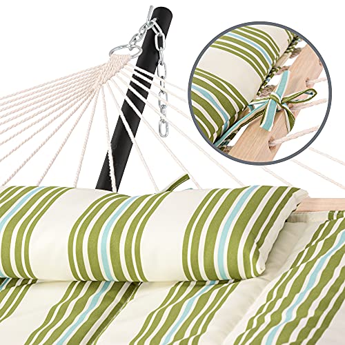 SUNCREAT Outdoor Portable Hammock Pad, 2 Person Polyester Hammock Pad, Green - color: Green