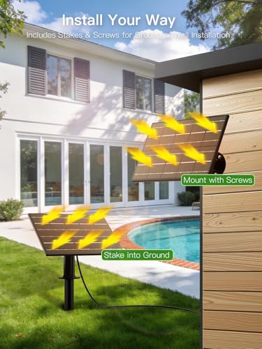 200FT Solar String Lights Outdoor Waterproof, 72+2 LED Solar Powered Lights with Remote Control, 3 Light Modes & Dimmable, USB-C Charging for Patio, Backyard, Garden, Camping - size: 200FT