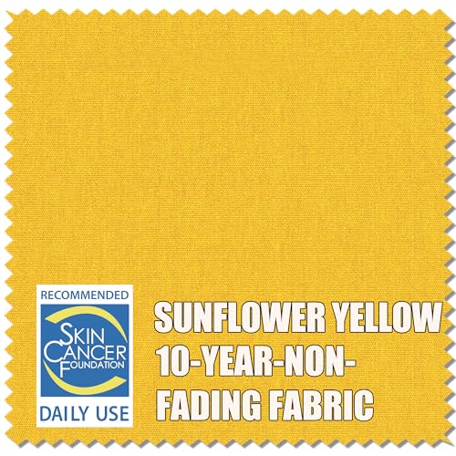 EliteShade USA Atlas 3-Tier 10x10FT Full Aluminum Cantilever Patio Umbrella for Outdoor Restaurant Garden Courtyard Deck Pool and Marketing with Light (No battery), Sunflower Yellow - color: Sunflower Yellow, style: 10FT Atlas