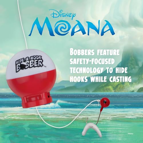 Shakespeare Youth Fishing Reel and Rod Combo - color: Disney Moana 7 pc Kit