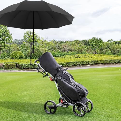 XLINGZA UPF 50+ Beach Umbrella with Adjustable Universal Clamp - style: Manual/L