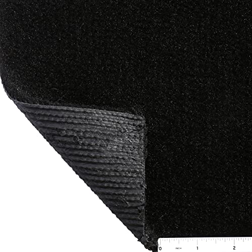 Aqua Turf Outdoor Carpet Black 72" Wide by The Yard Marine Auto RV - color: Black, size: 72" Wide By the Yard