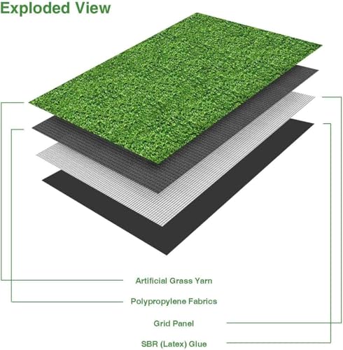 Reusable Potty Training Grass Mat for Dogs - 29.5 X 43.3 Inch Artificial Turf with Drainage Holes, Washable Dog Potty Pad for Indoor & Outdoor Use, Easy to Clean, Durable & Long-Lasting - size: 29.5 X 43.3 Inch