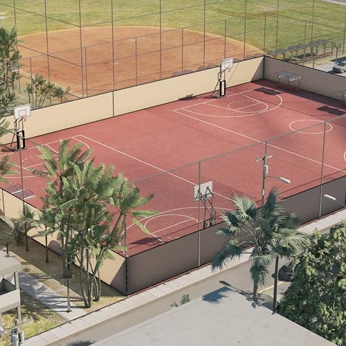Amgo 4' x 10' White Fence Privacy Screen, Commercial Standard Heavy Duty Windscreen with Bindings & Grommets, 90% Blockage, Cable Zip Ties Included (We Make Custom Size) - color: White, size: 0 4' x 1 0'