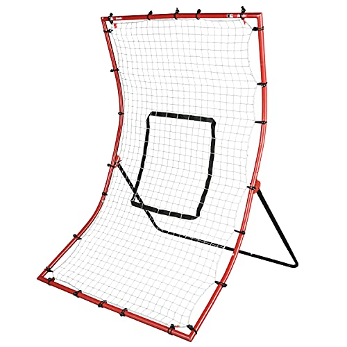Franklin Sports Baseball Rebounders + Pitchback Nest - Pitch Return Trainer + Rebound Net with Attachable Pitching Target- All Angle Fielding Rebound Net for Grounders + Pop Flies - style: 68 x 44 inch