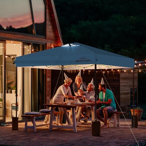 10x10 Pop Up Canopy, Easy Up Canopy Tent, Heavy Duty Tents for Parties, One Person Set Up Event Tent, Turquoise - color: Turquoise, size: 10x10