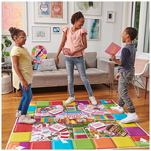 Spin Master Games, Candy Land Giant Edition, Preschool Game for Indoor & Outdoor Fun with Big Oversized Board, for Family and Kids, 2-4 Players, Ages 4 & Up - style: Spin Master Games