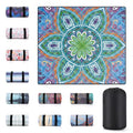60x80" Large Boho Picnic Blankets Outdoor Water proof Sand proof Beach Blanket Packable Patio Grass Park Camping Mats Camper Hiking Must Haves Gifts Car Road Trip Gear Outside Rv Travel Stuff